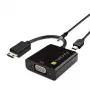 Μετατροπέας Techly HDMI Mini C σε VGA IDATA HDMI-VGA4, VGA (D-Sub), HDMI Type C (Mini), αρσενικό, θηλυκό, 1920 x 1080 pixel, 1080p, 720p, 480p