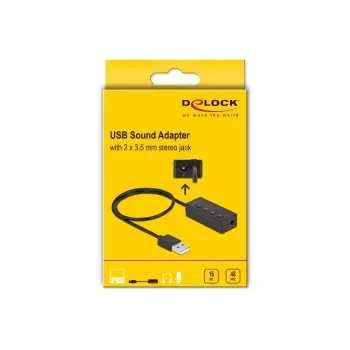 Αντάπτορας ακουστικών USB και μικροφώνου DeLOCK 66731