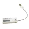 Μετατροπέας Techly USB2.0 σε Fast Ethernet 10/100 Mbit/s, ενσύρματος, USB, Ethernet, 100 Mbit/s, λευκό