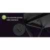 Techly Gaming Desk για PC με λοξή εργονομική άκρη μαύρο