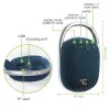 Techly ICASBL321BL φορητό ηχείο πάρτι μονοφωνικό φορητό ηχείο μπλε 5 W