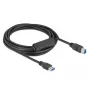 Καλώδιο USB DeLOCK 85379 USB 3.2 Gen 1 5m USB A USB B Μαύρο