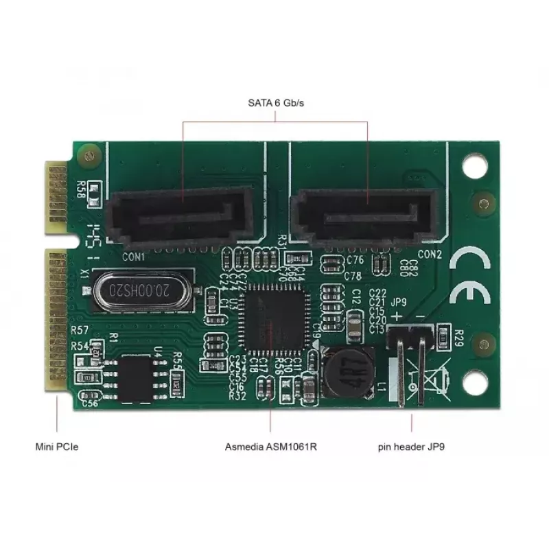 Εσωτερικός προσαρμογέας SATA DeLOCK 95264
