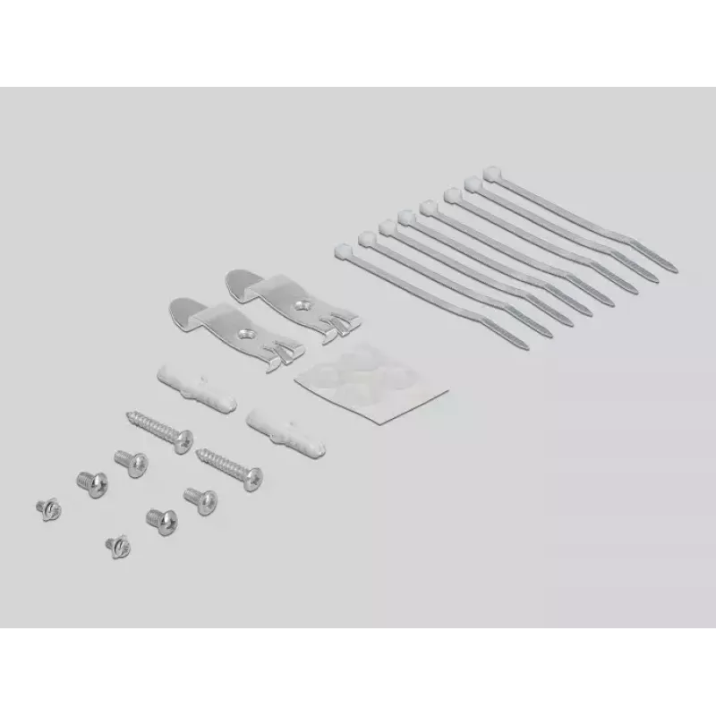 Keystone patch panel DeLOCK 43413 8 port μαύρο