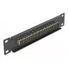Patchpanel οπτικών ινών DeLOCK 10 ιντσών 12 Port SC Simplex μπεζ 1U μαύρο