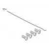 Patchpanel DeLOCK 66874 1U μαύρο μέταλλο χωρητικότητα rack 1U