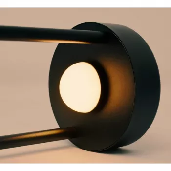 Techly I-LAMP-TABLE1 Επιτραπέζιο φωτιστικό μη αντικαταστάσιμος λαμπτήρας 3 W LED μαύρο