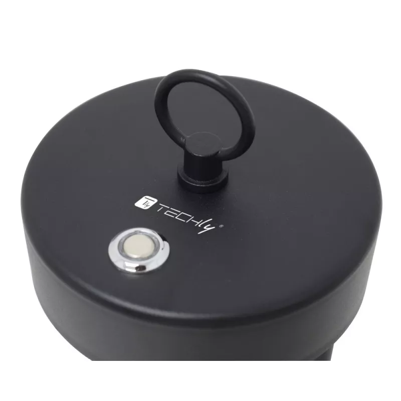 Techly I-LAMP-TABLE1 Επιτραπέζιο φωτιστικό μη αντικαταστάσιμος λαμπτήρας 3 W LED μαύρο
