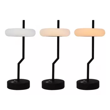 Techly I-LAMP-TABLE2 Επιτραπέζιο φωτιστικό μη αντικαταστάσιμος λαμπτήρας 2 W LED μαύρο, λευκό