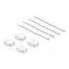 Μονάδα Keystone DeLOCK 86051 επίπεδη RJ-45 λευκό 4 τεμ.