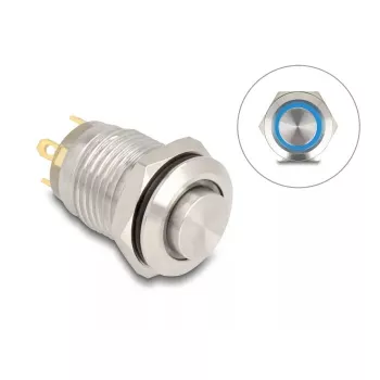 Πάνελ πλήκτρων DeLOCK 20984 ασημί 230V 3A