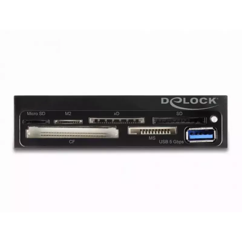 Εσωτερικός αναγνώστης καρτών DeLOCK 91759 μαύρο γκρι CF MMC MS