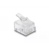 DeLOCK RJ11 Modular βύσμα αρσενικό 100 τεμ. διαφανές πολυανθρακικό