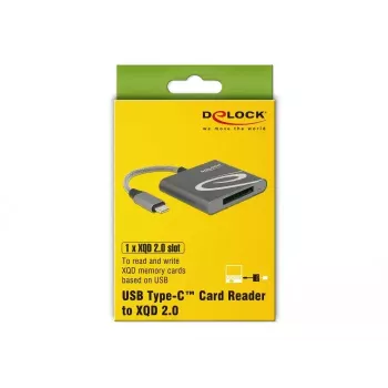 DeLOCK 91746 Αναγνώστης καρτών USB 3.2 Gen 1 Type-C Ανθρακί
