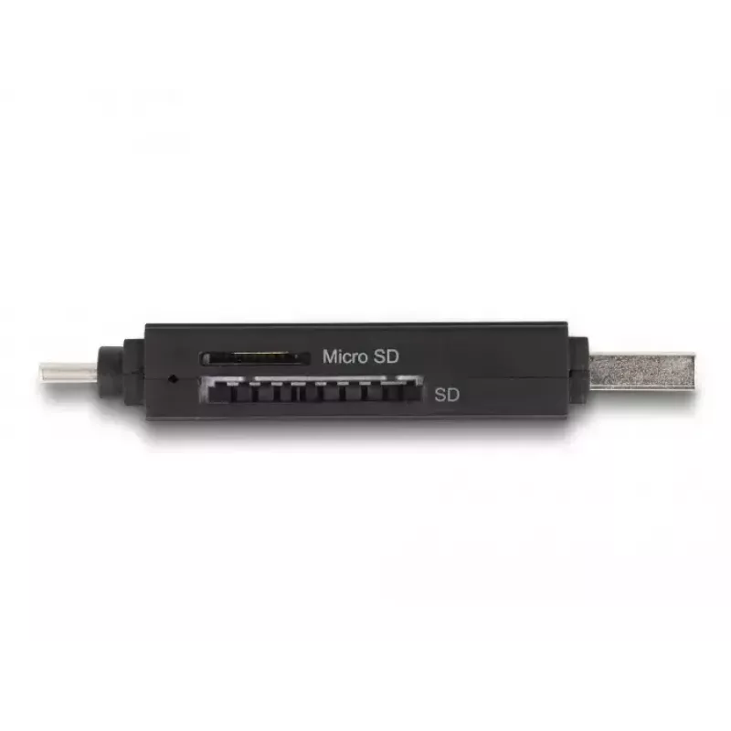 Αναγνώστης καρτών DeLOCK 91004 USB 3.2 Gen 1 Type-A Type-C Μαύρο