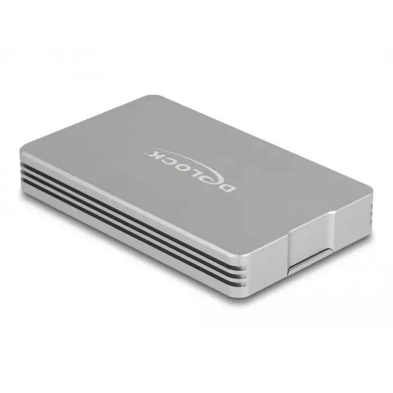 Θήκη SSD DeLOCK 42018 ασημί M.2 40 Gbit/s USB Type-C