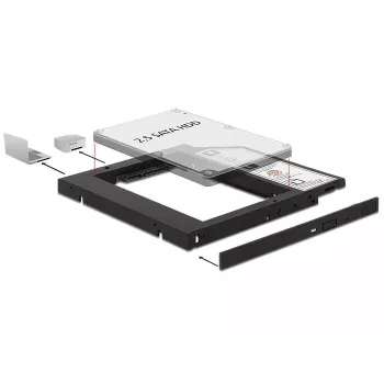 Πάνελ κάλυψης DeLOCK 62669 13,3 cm (5,25 ίντσες)