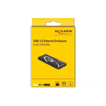 Θήκη SSD DeLOCK 42007 μαύρη M.2