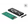 Θήκη SSD DeLOCK 42007 μαύρη M.2