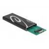 Θήκη SSD DeLOCK 42007 μαύρη M.2