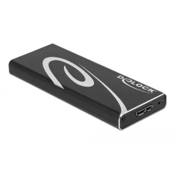 Θήκη SSD DeLOCK 42007 μαύρη M.2