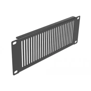 Πάνελ εξαερισμού DeLOCK για rack δικτύου 10 inch κάθετο 2U μαύρο