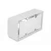 Αξεσουάρ patch panel DELOCK 81333 — λευκό στήριγμα πολυανθρακικού, 152×50×82 mm