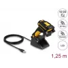 Φορητός σαρωτής barcode DeLOCK 90586 1D 2D ασύρματος Bluetooth επαγωγικός σταθμός φόρτισης