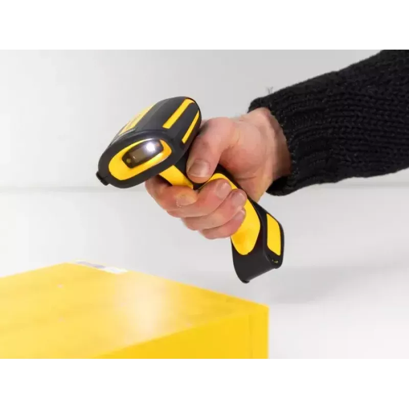 Φορητός σαρωτής barcode DeLOCK 90586 1D 2D ασύρματος Bluetooth επαγωγικός σταθμός φόρτισης