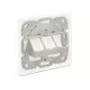 Υποδοχή πρίζας RJ-45 DeLOCK 86194 ασημί λευκό