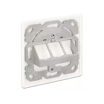 Υποδοχή πρίζας RJ-45 DeLOCK 86194 ασημί λευκό