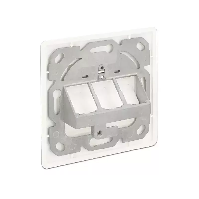 Υποδοχή πρίζας RJ-45 DeLOCK 86194 ασημί λευκό