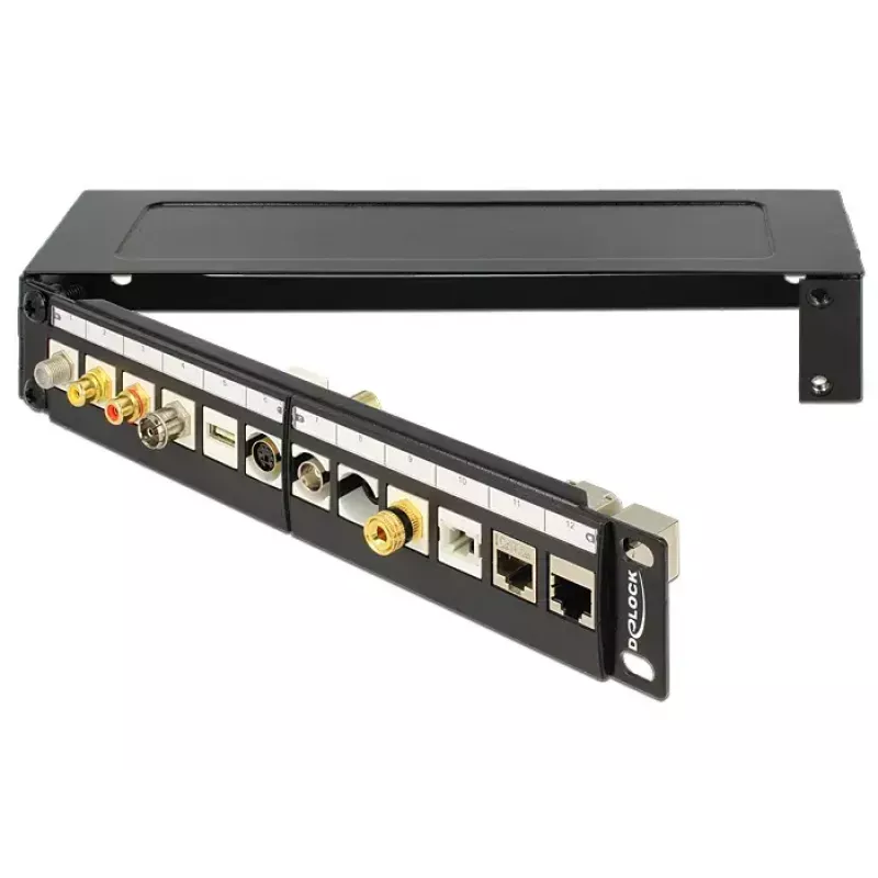 Επιτοίχιο rack DeLOCK 43303 1U Μαύρο