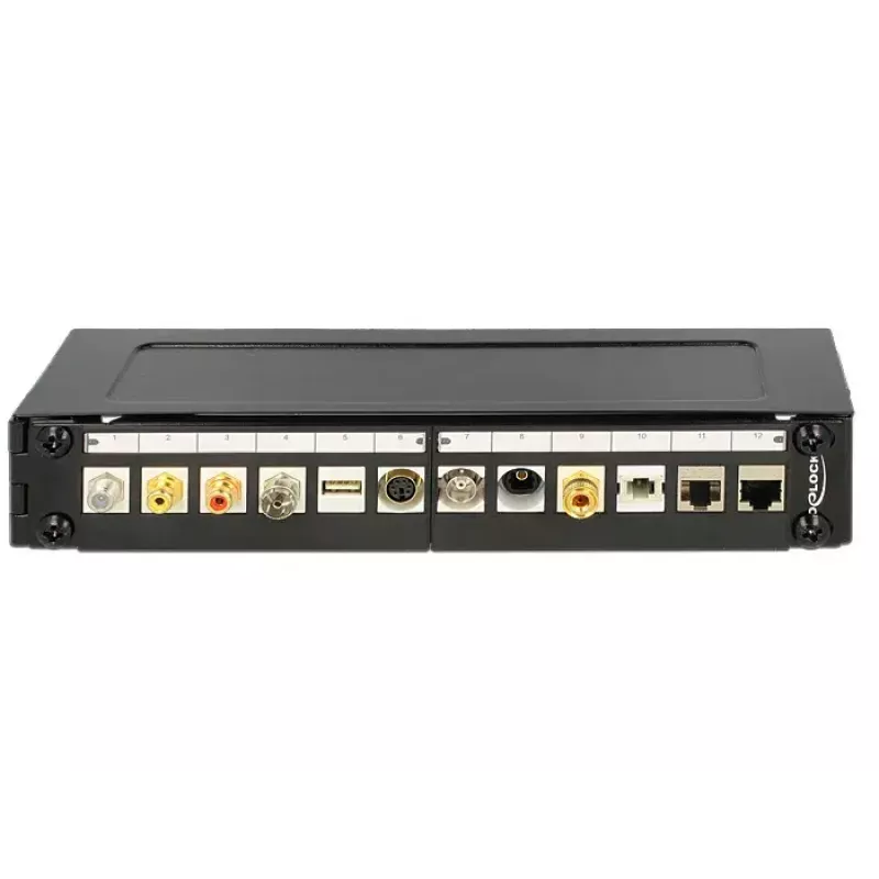 Επιτοίχιο rack DeLOCK 43303 1U Μαύρο