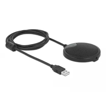 Μικρόφωνο συνεδριάσεων DeLOCK USB Πυκνωτικό μικρόφωνο Παντοκατευθυντικό