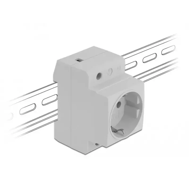 Πρίζα CEE 7/3 DeLOCK 11472 γκρι