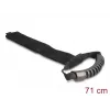 DeLOCK Ιμάντας μεταφοράς 710x50mm μαύρο 2 τεμ.
