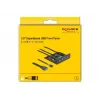 Πρόσοψη DeLOCK 3,5 ιντσών USB 3.2 Gen 1 2 x USB Type-A HD-Audio