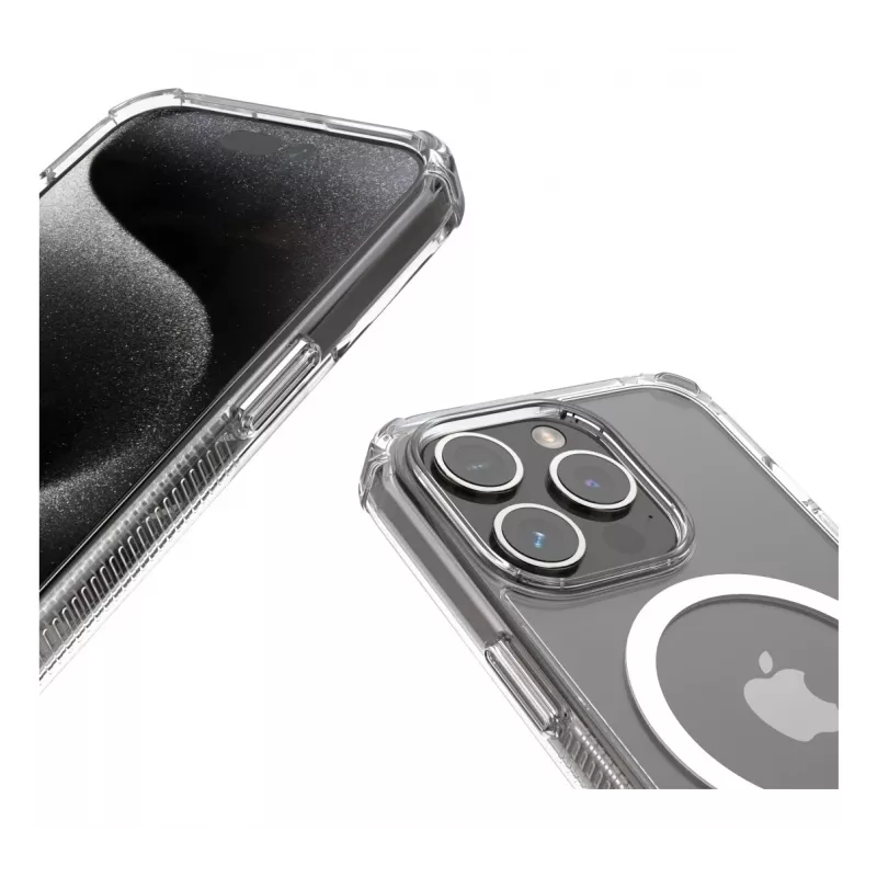 Hama 00123765 MagCase Extreme Protect προστατευτική θήκη για Apple iPhone 16 Pro, D3O, διαφανής