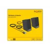 Στερεοφωνικά ηχεία DELOCK 27001, 2.0, τροφοδοσία USB