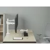 Equip Ρυθμιζόμενη βάση γραφείου για δύο οθόνες 17 ίντσες-32 ίντσες, λευκό