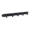 Equip Panel διαχείρισης καλωδίων 19 inch 1HE με 5 μεταλλικούς βραχίονες, μαύρο