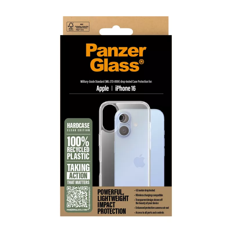 Θήκη PanzerGlass HardCase Διάφανη iPhone '24 6.1 ίντσες