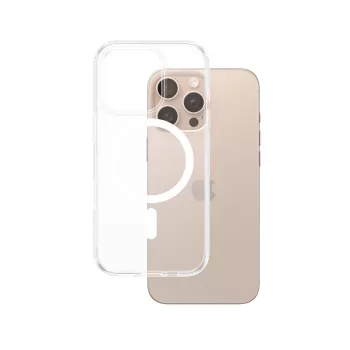 Θήκη PanzerGlass HardCase διαφανές με λευκό MagSafe iPhone 16 Pro Max