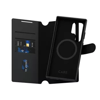 Θήκη κινητού PanzerGlass CARE Feature Case Tango Two-in-One Wallet, συμβατή με Samsung Galaxy S24 Ultra, διαφανής