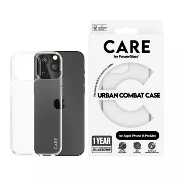 Θήκη PanzerGlass CARE™ by ® Urban Combat Διαφανής iPhone 15 Pro Max