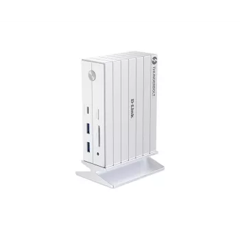 D-Link DUF-E01/E Βάση φορητού υπολογιστή/πολλαπλασιαστής θυρών Ενσύρματο Thunderbolt 4 Λευκό