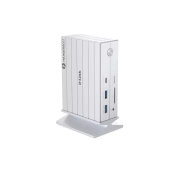 D-Link DUF-E01/E Βάση φορητού υπολογιστή/πολλαπλασιαστής θυρών Ενσύρματο Thunderbolt 4 Λευκό