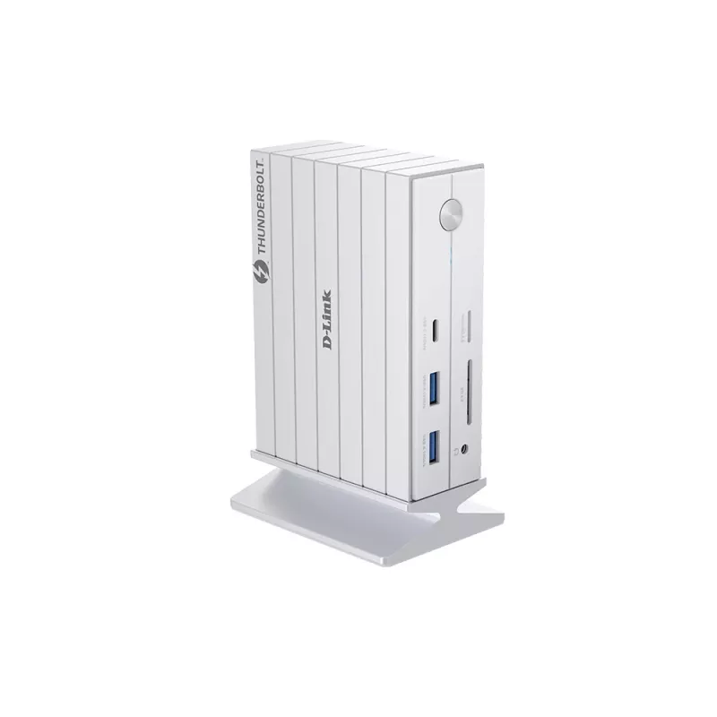 D-Link DUF-E01/E Βάση φορητού υπολογιστή/πολλαπλασιαστής θυρών Ενσύρματο Thunderbolt 4 Λευκό