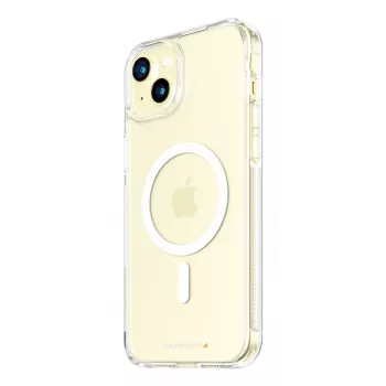 Προστατευτική θήκη HardCase MagSafe θήκη κινητού PanzerGlass για iPhone 15 Plus — διαφανές ανακυκλωμένο πλαστικό, κατάλληλο για οθόνη 6,69 ιντσών